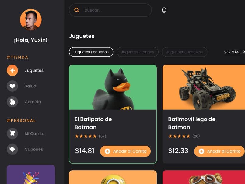 Toy Store eCommerce free UI Kit